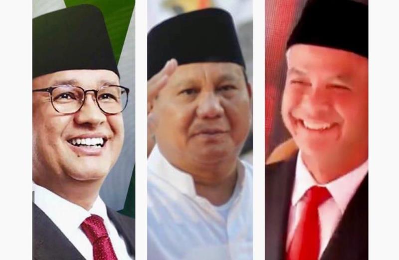 Tiga calon presiden, yakni Anies Baswedan, Prabowo Subianto, dan Ganjar Pranowo kembali akan berdebat, Minggu (4/2/2024). (FOTO: Istimewa)) 