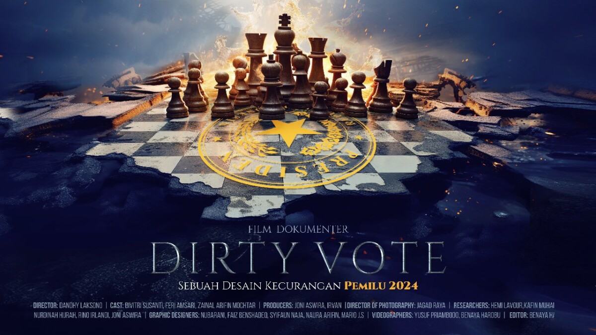 Poster film dokumenter Dirty Vote (Foto: @DirtyVote)