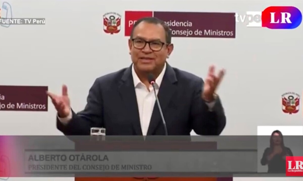 Perdana Menteri Peru Alberto Otarola. (Foto: YouYube/La Republica/tangkapan layar)