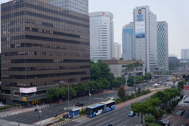 Ilustrasi pemandangan Kota Jakarta. (Foto: Quarta.id/Eros Amil Maj)