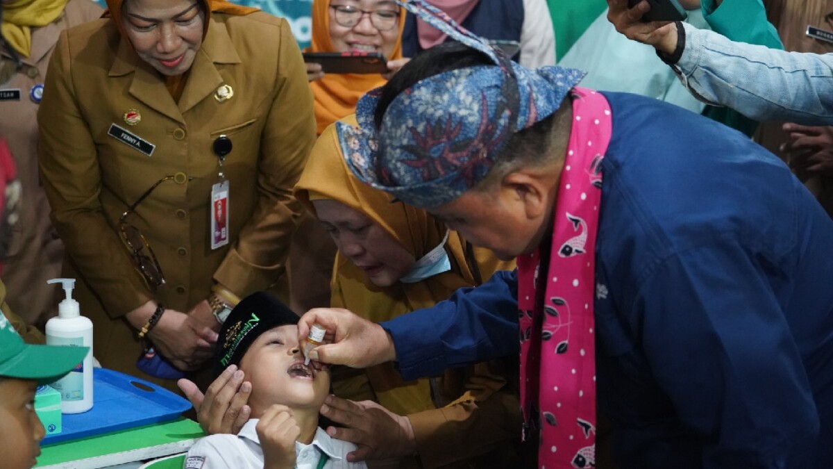 Ilustrasi pelaksanaan PIN Polio. (Foto: kemkes.go.id)